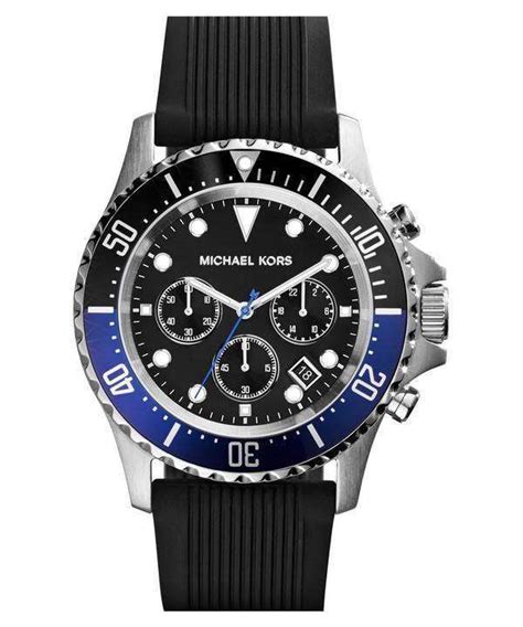 michael kors mk8365|Michael Kors Everest Chronograph Black Dial MK8365 Men's Watch.